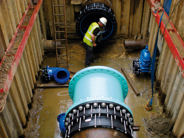 Couplngs & Adaptors for ductile iron pipes from Hambaker Pipelines