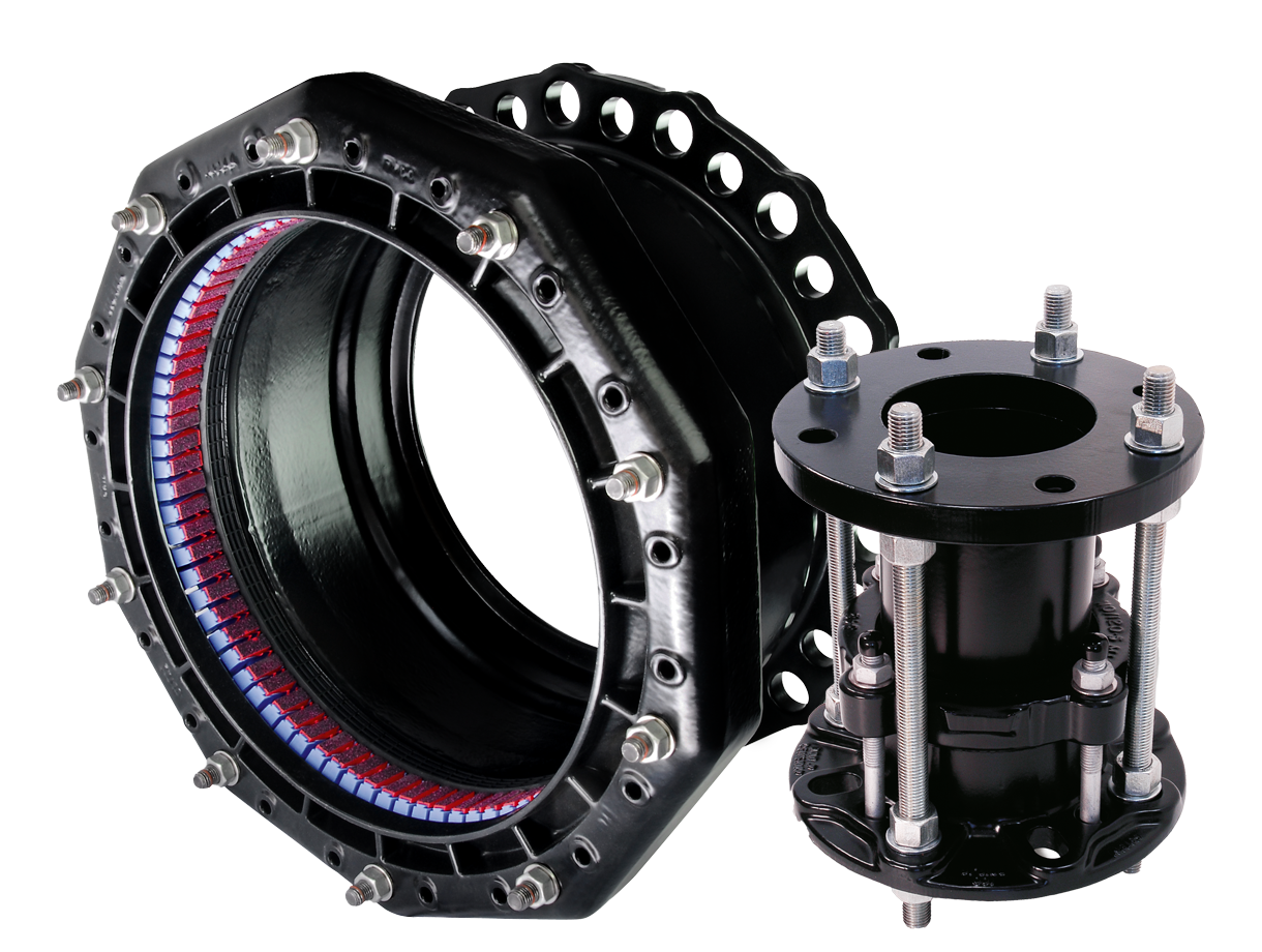 Couplngs & Adaptors for ductile iron pipes from Hambaker Pipelines